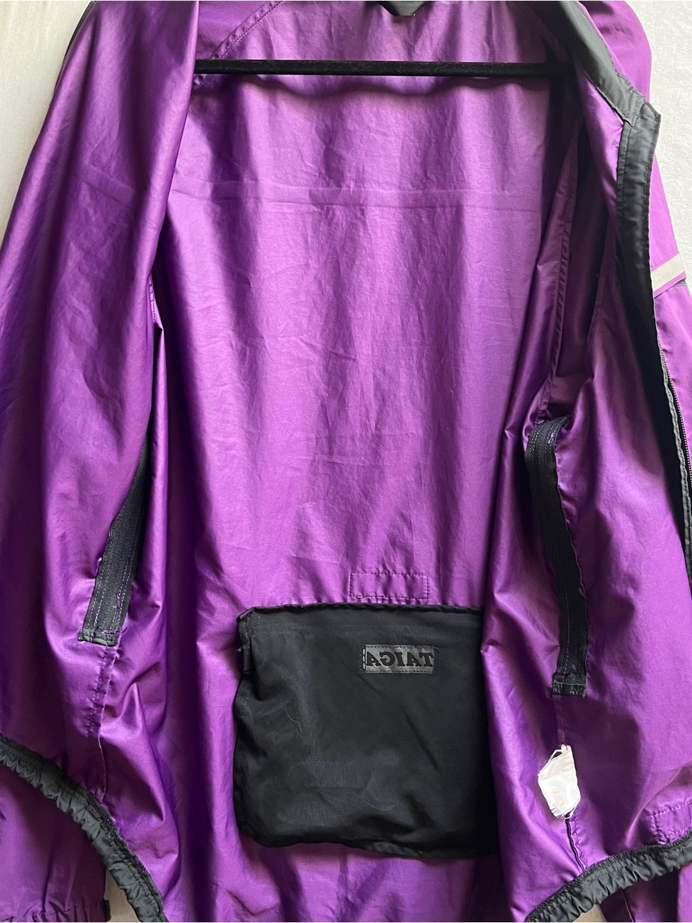 Taiga Purple Reflective Long Sleeve Cycling Jacket Women's Size Large - Picture 7 of 9